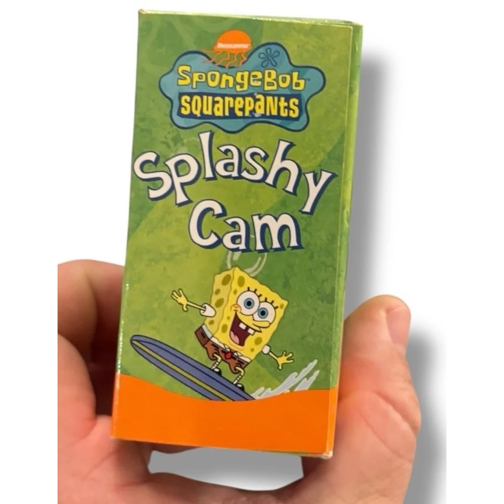 Vintage SpongeBob Splashy Camera Underwater And Above Water Use!! Rare!